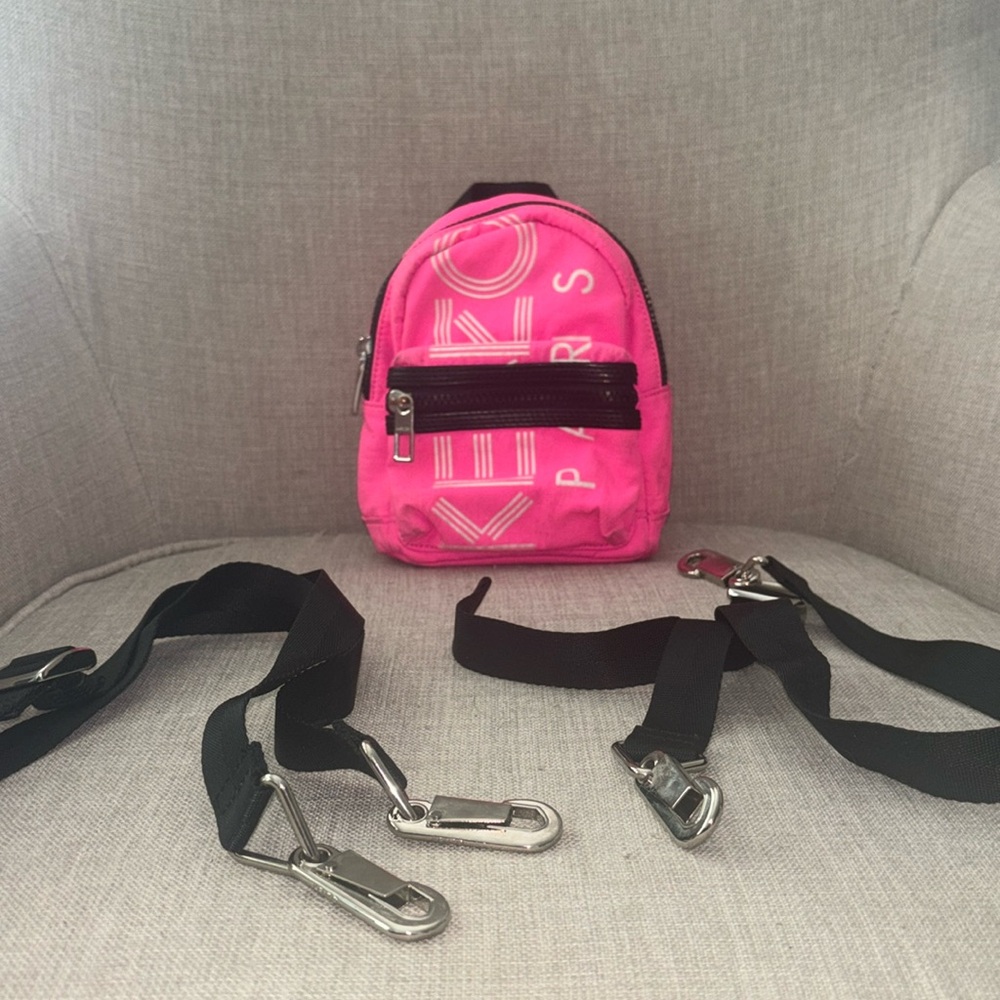 Mini bag pack KENZO Paris pink